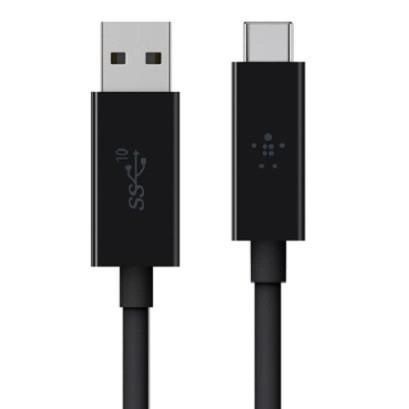 Кабель Belkin USB - USB Type-C (M/M), 1 м Black OEM (F2CU029bt1M-BLK)_OEM (F2CU029bt1M-BLK-OEM)
