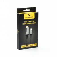 Кабель Cablexpert USB Type-C - HDMI (M/M), 1.8 м, черный (A-CM-HDMIM4K-1.8M)