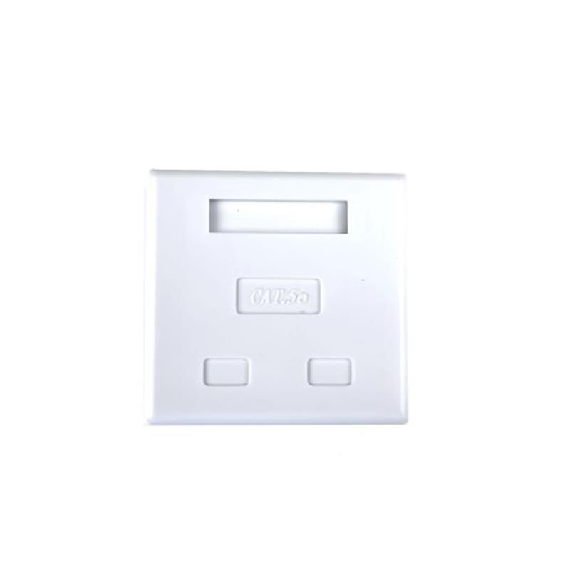 Розетка EServer 2хRJ-45, Cat5Е, внешняя, белый (WT-2015A)