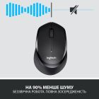Мышь беспроводная Logitech M330 Silent Plus Black (910-004909)