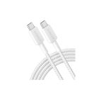 Кабель Anker 322 USB-C - USB-C, 1.8 м, White (A81F6H21)