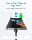 Кабель Anker 322 USB-C - USB-C, 0.9 м, Black (A81F5G11)