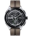 Смарт-часы Xiaomi Watch 2 Pro Silver Case with Brown Leather Strap (BHR7216GL)