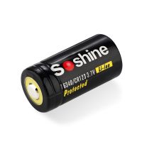 Акумулятор Soshine Protected CR123A/16340 3.7V 700mAh 1шт (16340P-3.7-700)