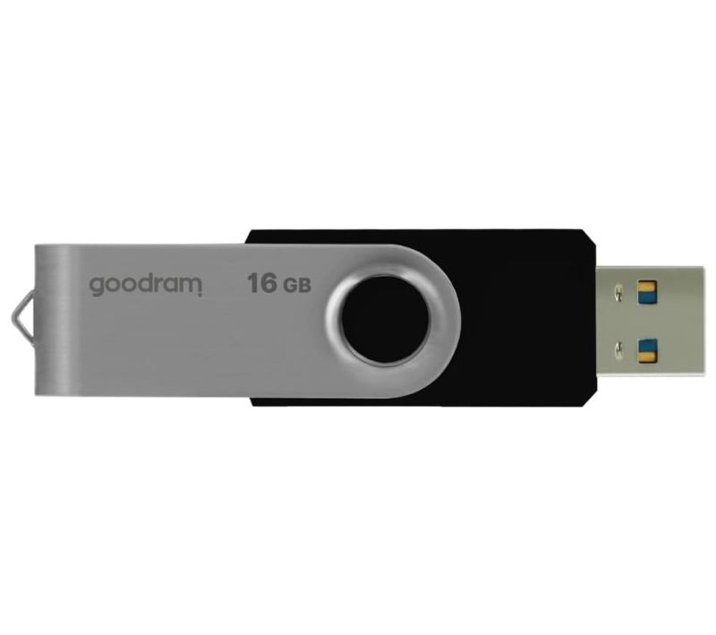 Флеш-накопичувач USB3.2 16GB Goodram UTS3 (Twister) Black (UTS3-0160K0R11)