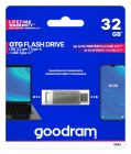 Флеш-накопитель USB3.2 32GB OTG Type-C Goodram ODA3 Silver (ODA3-0320S0R11)