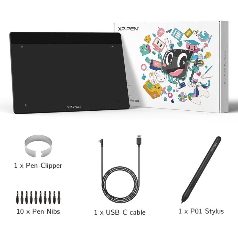 Графічний планшет XP-Pen Deco Fun S Black (Deco Fun S_BK)