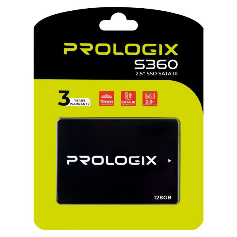 Накопитель SSD  128GB Prologix S360 2.5" SATAIII 3D TLC (PRO128GS360)