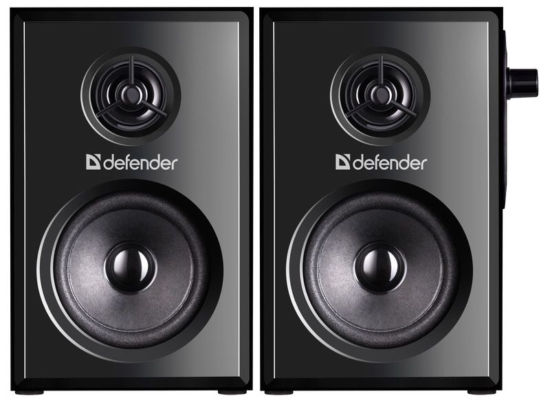 Акустична система 2.0 Defender SPK-270 10Вт, чорна, дерево, USB (65270)