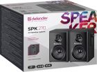 Акустична система 2.0 Defender SPK-270 10Вт, чорна, дерево, USB (65270)