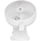 Вентилятор AdlerAD 7342 white настільний/ акумуляторний/ 5Вт/ D=15.5см/ USB-C/ білий (AD7342W)