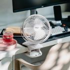 Вентилятор AdlerAD 7342 white настільний/ акумуляторний/ 5Вт/ D=15.5см/ USB-C/ білий (AD7342W)