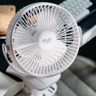 Вентилятор AdlerAD 7342 white настільний/ акумуляторний/ 5Вт/ D=15.5см/ USB-C/ білий (AD7342W)