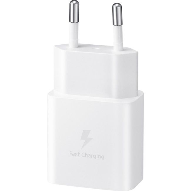 Сетевое зарядное устройство Samsung EP-T1510N White, 1хUSB Type-C, 15W (EP-T1510NWEGEU)