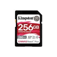 Карта пам`яті SDXC 256GB UHS-II/U3 Class 10 Kingston Canvas React Plus V60 SD R280/W150MB/s (SDR2V6/256GB)