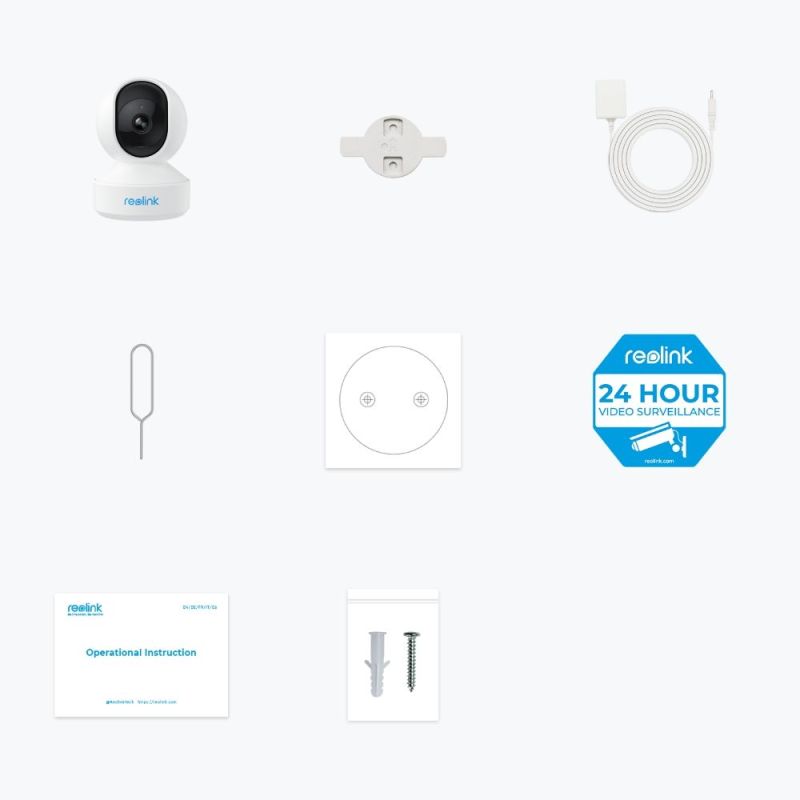 IP-камера Reolink E Series 5 Мп Wi-Fi (E1 Pro) (E330)