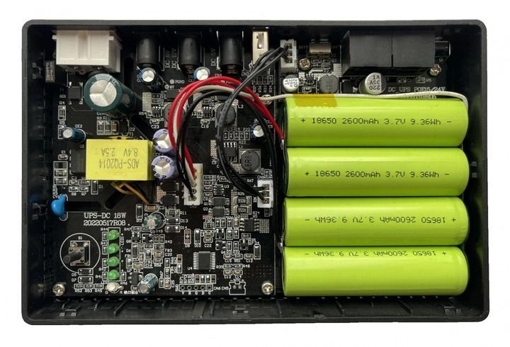 Джерело безперебійного живлення для роутерів/комутаторів DC1018P DC UPS 10400 mAh Black (2020000426844)
