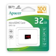 Карта памяти MicroSDHC  32GB UHS-I Class 10 Apacer (AP32GMCSH10UB-RA)