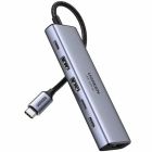 Док-станція USB3.2 Type-C --> HDMI 4K60Hz/2хUSB 3.0/2xUSB-C PD 100 Вт CM511 Ugreen (35999)