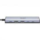 Док-станція USB3.2 Type-C --> HDMI 4K60Hz/2хUSB 3.0/2xUSB-C PD 100 Вт CM511 Ugreen (35999)