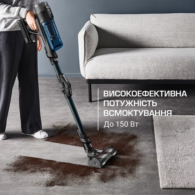 Акумуляторний пилосос Rowenta X-Force Flex 13.60 Animal Aqua (RH9AD1WO)