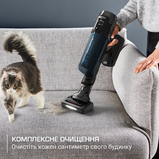 Аккумуляторный пылесос Rowenta X-Force Flex 13.60 Animal Aqua (RH9AD1WO)