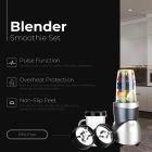 Фітнес-блендер Adler AD 4084 500Вт/ Pulse/ 4 скляні пляшки 700мл, 2x500мл, 300мл (AD4084)