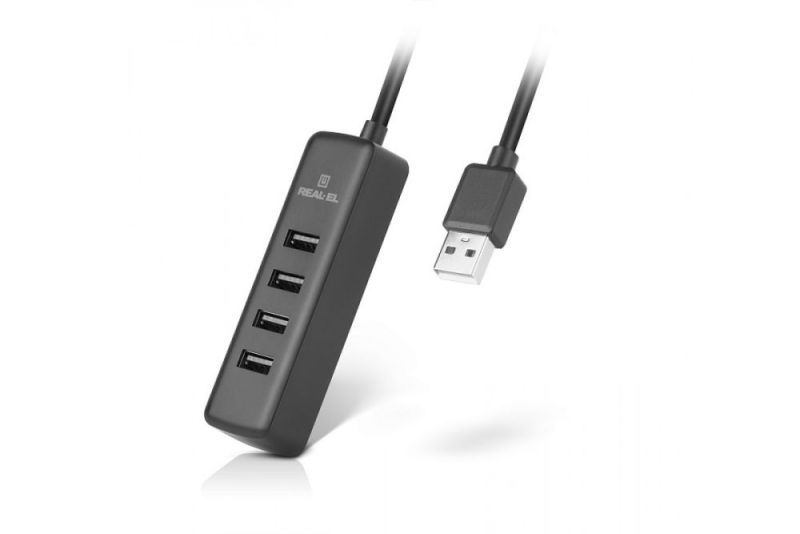 USB-хаб REAL-EL HQ-175 4 ports (EL123110008)