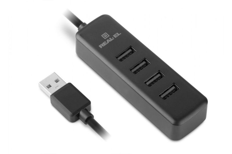 USB-хаб REAL-EL HQ-175 4 ports (EL123110008)