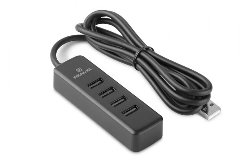 USB-хаб REAL-EL HQ-175 4 ports (EL123110008)