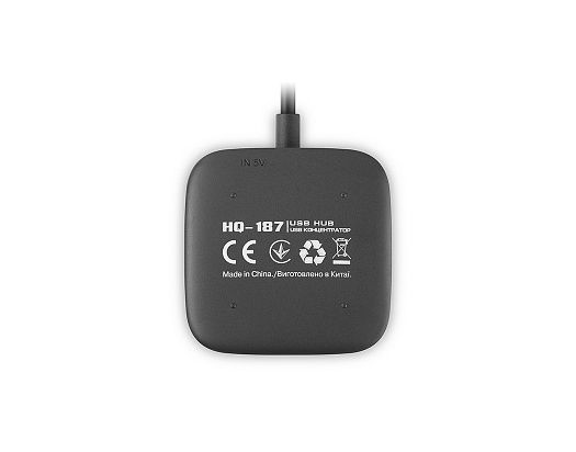 USB-хаб REAL-EL HQ-187 4 ports (EL123110010)