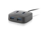 USB-хаб REAL-EL CQ-407 4 ports (EL123110011)