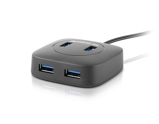 USB-хаб REAL-EL CQ-407 4 ports (EL123110011)
