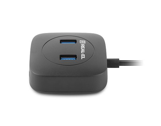USB-хаб REAL-EL CQ-407 4 ports (EL123110011)