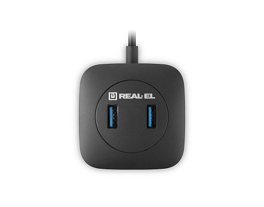 USB-хаб REAL-EL CQ-407 4 ports (EL123110011)