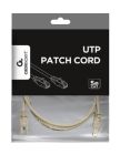 Патч-корд UTP Cablexpert літий, 50u "штекер із засувкою, 0.5 м, сірий (PP12-0.5M)