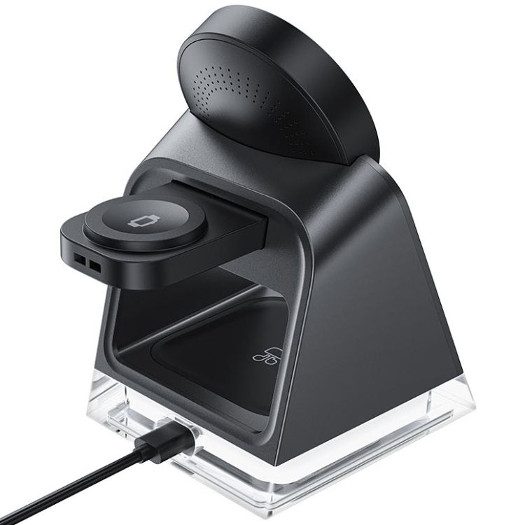 Зарядний пристрій Wireless QI 3in1 15W E17 Acefast (6974316282815)