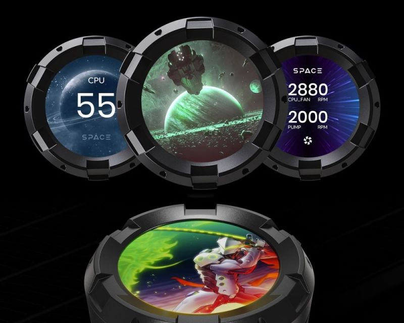 Система водяного охлаждения ID-Cooling Space LCD (SL360 Pro SE)