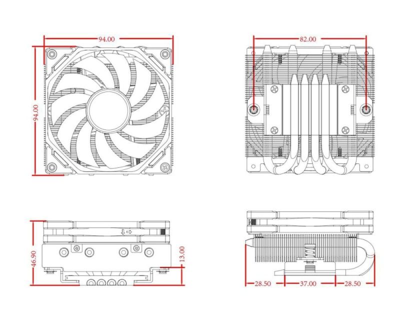 Кулер процесорний ID-Cooling IS-40-XT Black (IS-40-XT BLACK)