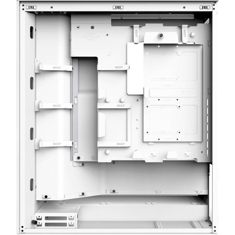 Корпус NZXT H7 Flow White без БЖ (CM-H72FW-01)