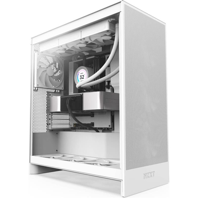 Корпус NZXT H7 Flow White без БЖ (CM-H72FW-01)