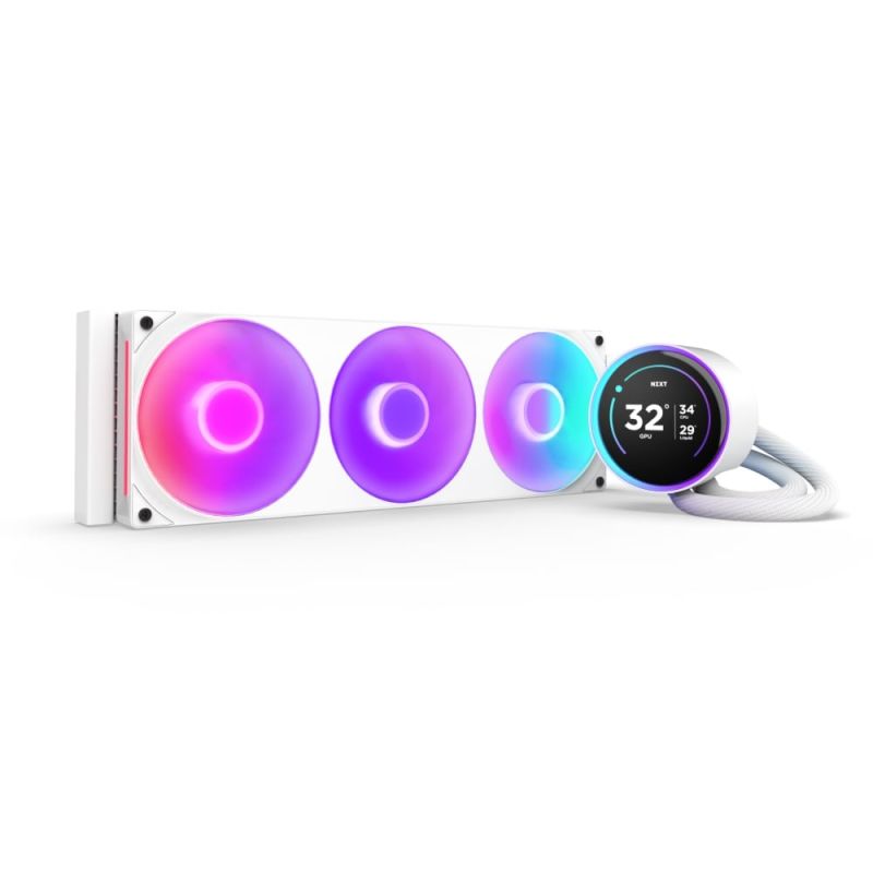 Система водяного охлаждения NZXT Kraken Elite 360 RGB White (RL-KR36E-W2)
