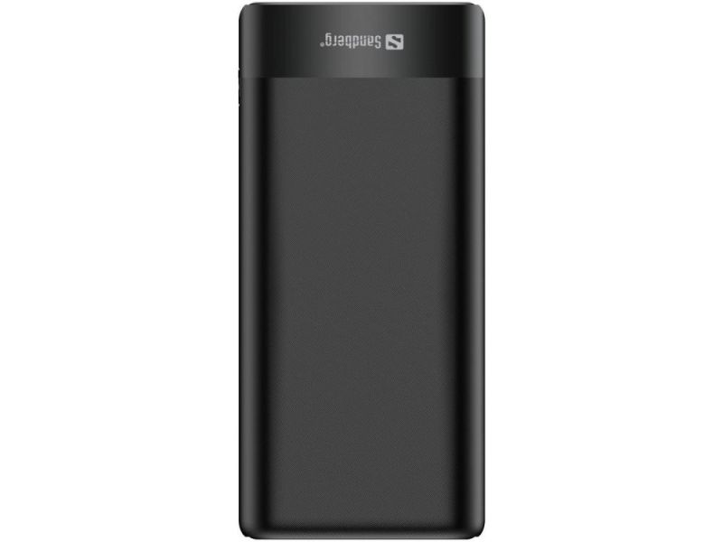 Універсальна мобільна батарея Sandberg Powerbank 20000mAh PD 65W Black (420-62)