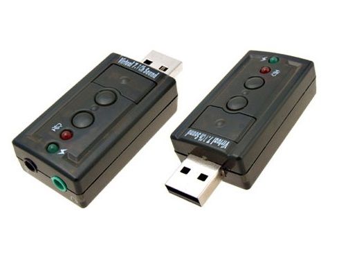 Звукова карта USB AUX jack, 2*TRS (Mic + Ear), Virtual 7.1 Channel, RTL (B00650)