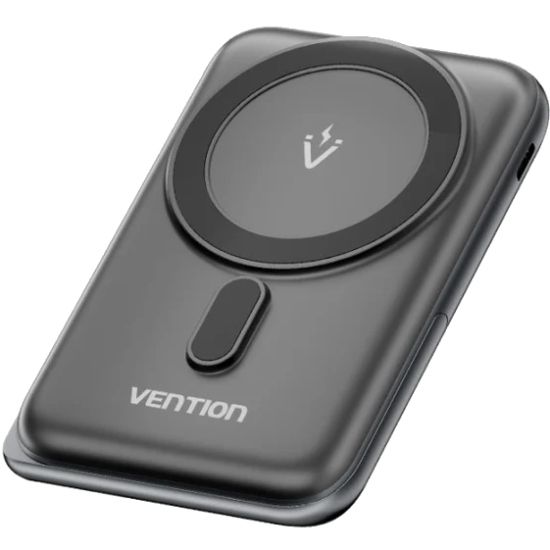 УМБ Vention Magnetic Wireless 10000mAh 20W PD USB-C In/Out, QI-15W Black (FHNB0)