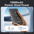 УМБ Vention Magnetic Wireless 10000mAh 20W PD USB-C In/Out, QI-15W Black (FHNB0)
