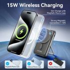 УМБ Vention Magnetic Wireless 10000mAh 20W PD USB-C In/Out, QI-15W Black (FHNB0)