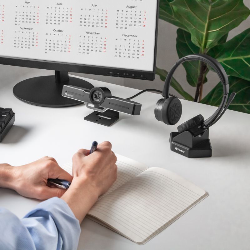 Гарнітура Sandberg Wireless Office Headset Pro+, Bluetooth, Black (126-18)