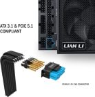 Блок питания Lian Li EDGE1000, 80 Plus Platinum, Black, EU Cord (G9P.EG1000.BE00.EU)