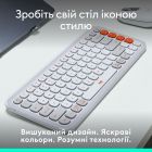 Клавиатура беспроводная Logitech Pop Icon Keys Off White (920-013072)